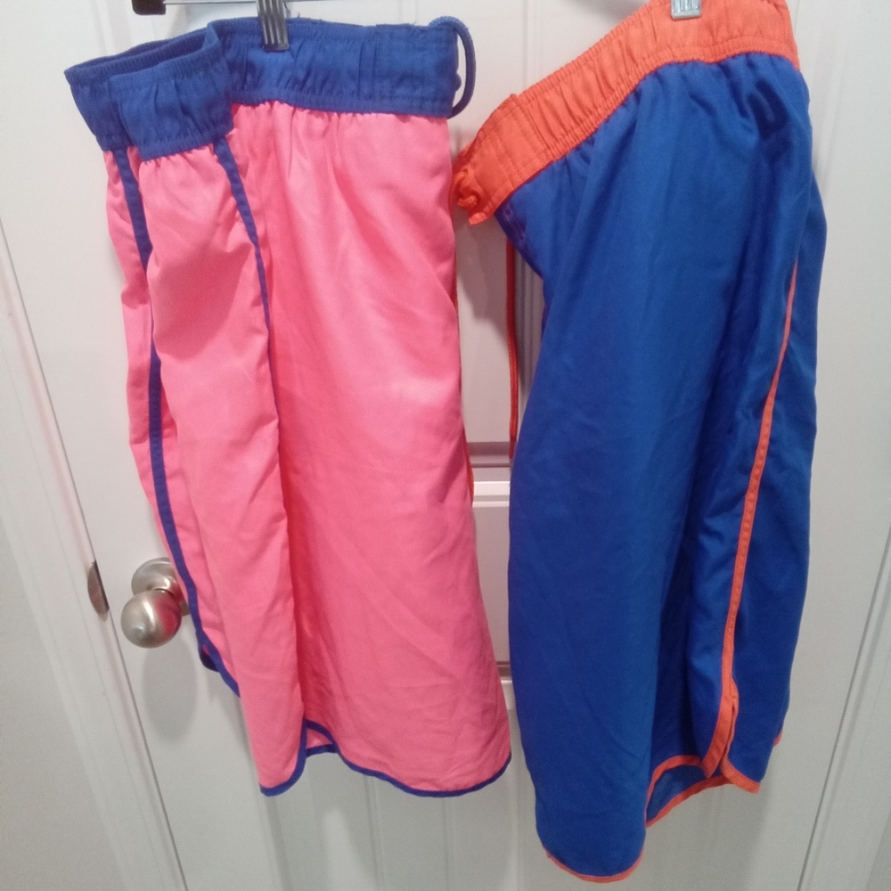 O'RRageous Swim Board Shorts Size 2XL Royal Blue&Orange, Pink & Blue